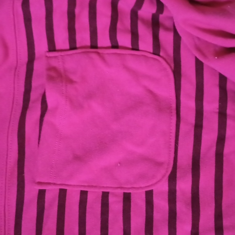Pink striped XXL long sleeve top - Picture 3 of 3